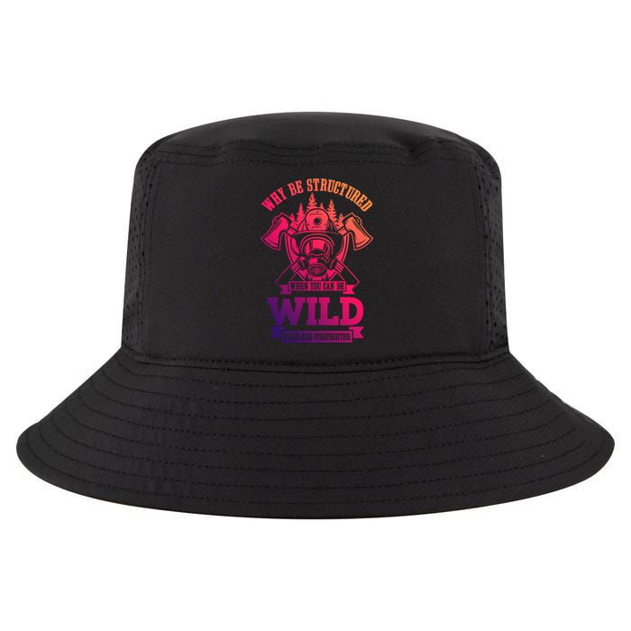 Be Wild Wildland Firefighter Axe And Mask Gift Cool Comfort Performance Bucket Hat