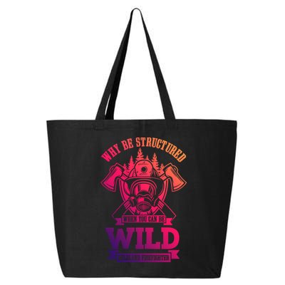 Be Wild Wildland Firefighter Axe And Mask Gift 25L Jumbo Tote