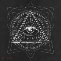 Blackcraft Wiccan Witch Sacred Geometry Eye Occult 11oz C Handle Ceramic Mug