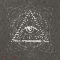 Blackcraft Wiccan Witch Sacred Geometry Eye Occult Cotton Canvas Backpack