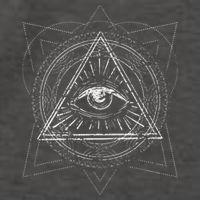 Blackcraft Wiccan Witch Sacred Geometry Eye Occult Vector Backpack