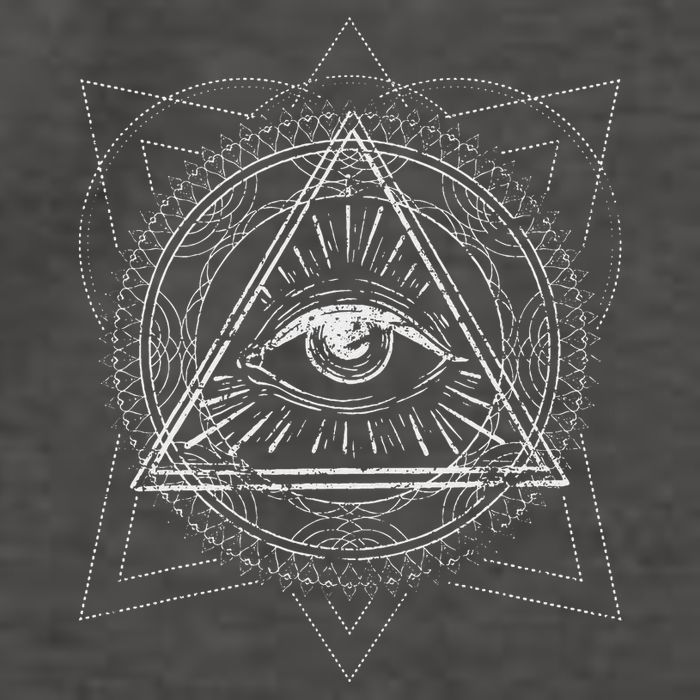 Blackcraft Wiccan Witch Sacred Geometry Eye Occult Vector Backpack