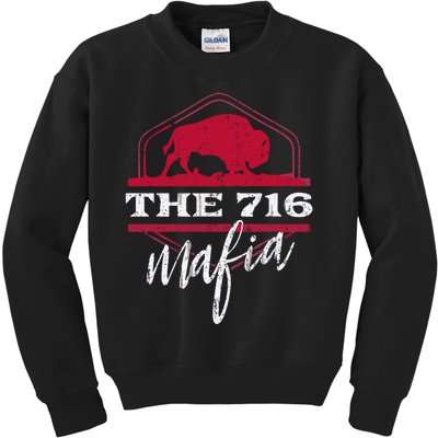 Bflo Wny West New York For The 716 Area Code Buffalo Ny Kids Sweatshirt