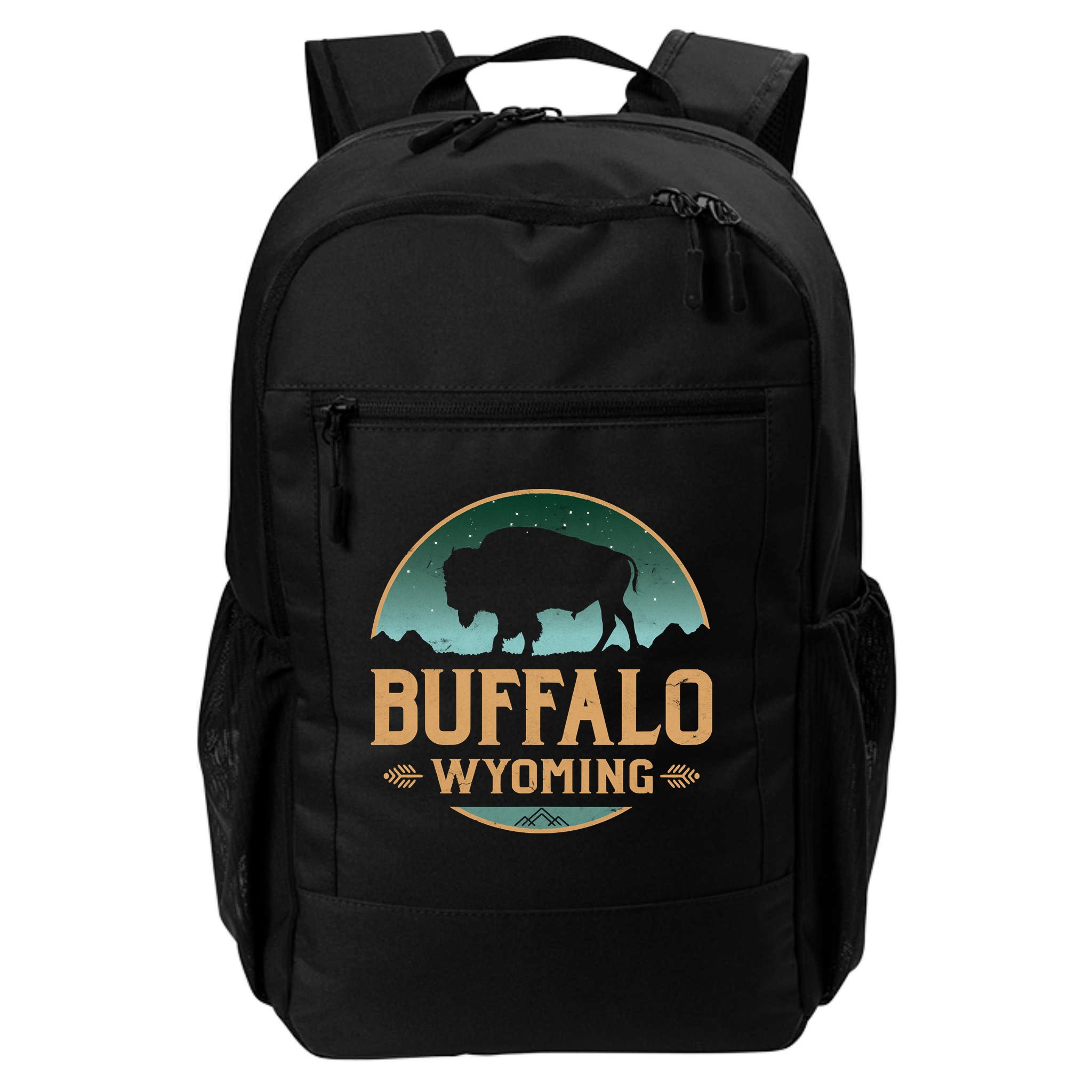 Buffalo Wyoming WY Buffalo Bison Backpack