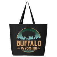 Buffalo Wyoming WY Buffalo Bison 25L Jumbo Tote