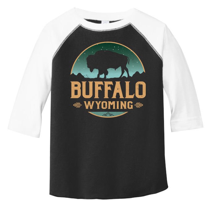 Buffalo Wyoming WY Buffalo Bison Toddler Fine Jersey T-Shirt