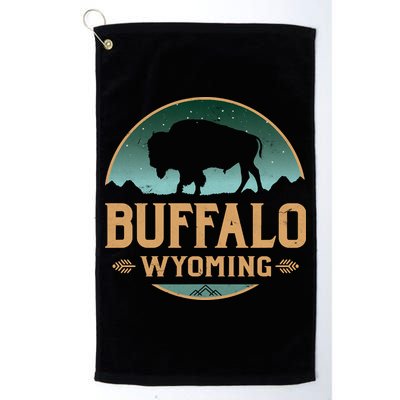 Buffalo Wyoming WY Buffalo Bison Golf Towel
