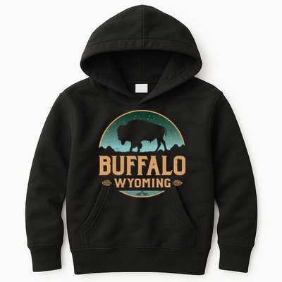 Buffalo Wyoming WY Buffalo Bison Kids Hoodie