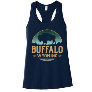 Buffalo Wyoming WY Buffalo Bison Women's Racerback Tank