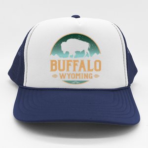 Buffalo Wyoming WY Buffalo Bison Trucker Hat