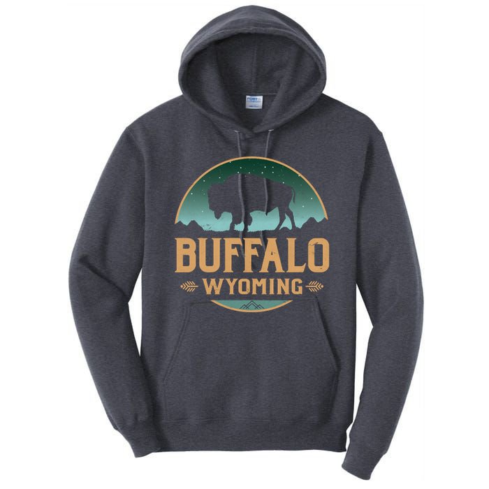 Buffalo Wyoming WY Buffalo Bison Tall Hoodie