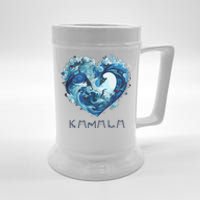 Blue Wave With Cats Kamala Harris 2024 Beer Stein