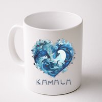 Blue Wave With Cats Kamala Harris 2024 Coffee Mug