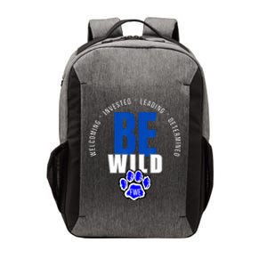 Be Wild White Letters Vector Backpack