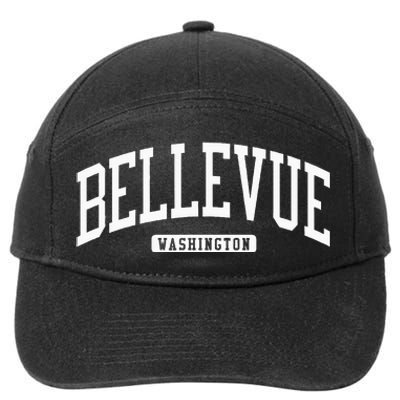 Bellevue Washington Wa College University Style 7-Panel Snapback Hat