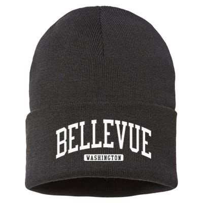 Bellevue Washington Wa College University Style Sustainable Knit Beanie