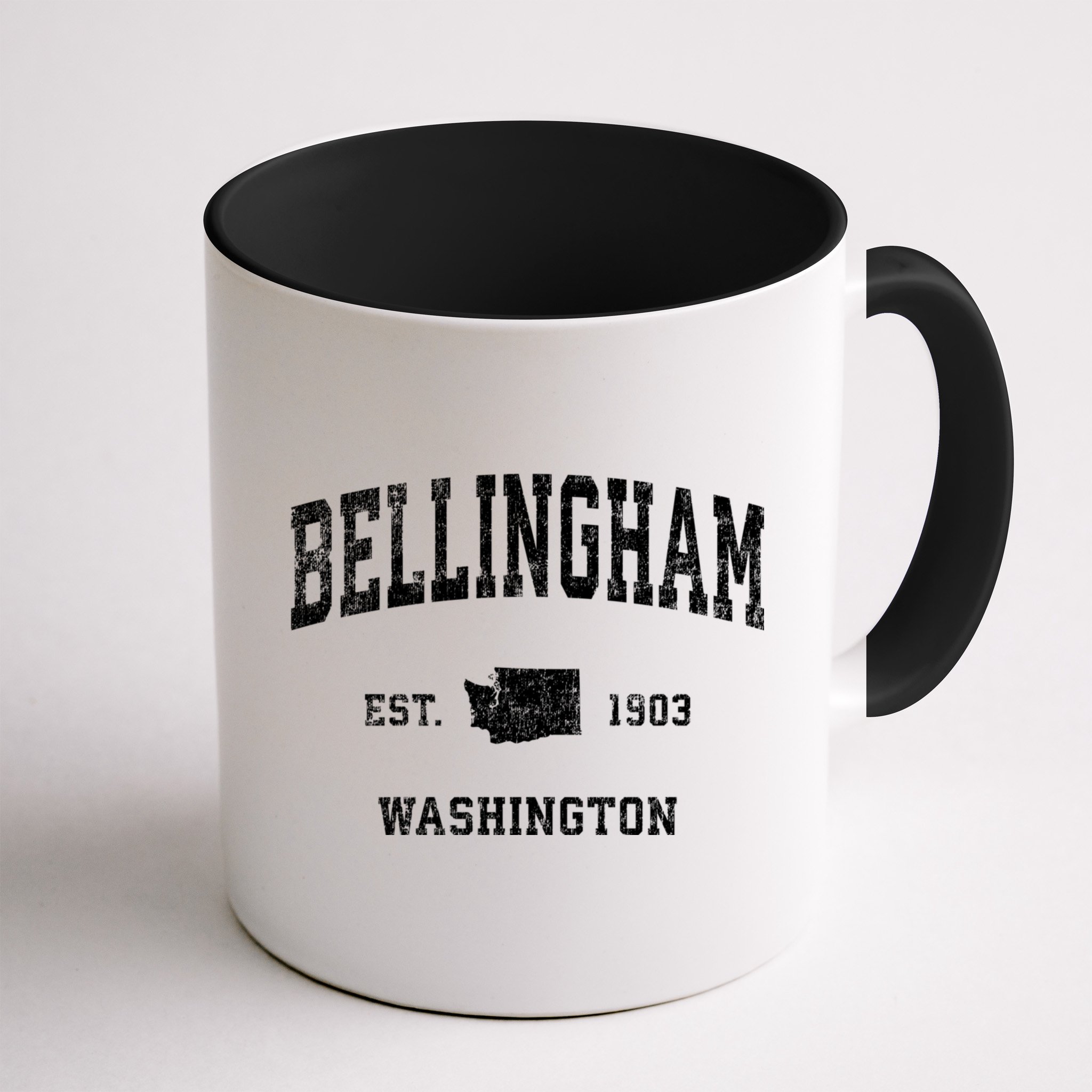 Bellingham Washington Wa Vintage Sports Mug