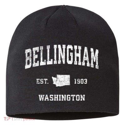 Bellingham Washington Wa Vintage Sports Sustainable Beanie