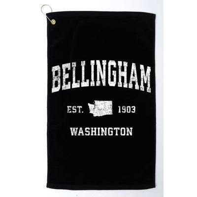 Bellingham Washington Wa Vintage Sports Golf Towel