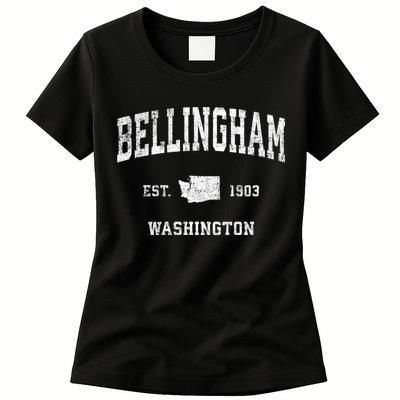 Bellingham Washington Wa Vintage Sports Womens T-Shirt