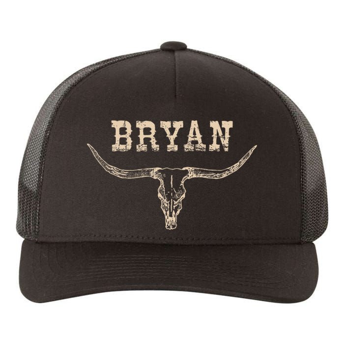 Bryan Wild West Personalized Bryan Birthday Bryan Family Yupoong Adult 5-Panel Trucker Hat