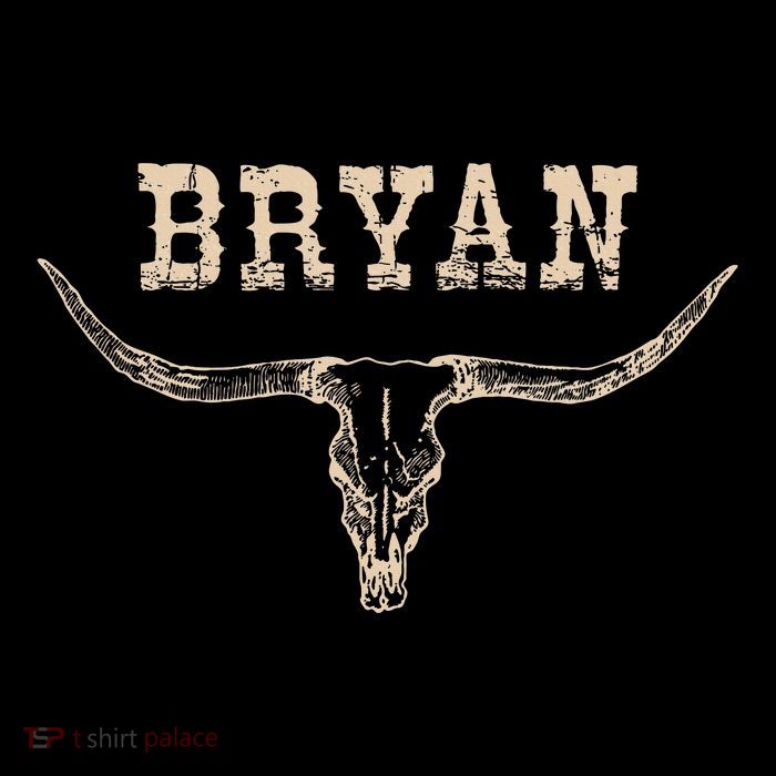 Bryan Wild West Personalized Bryan Birthday Bryan Family T-Shirt