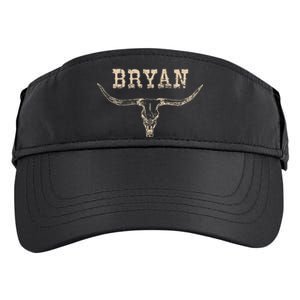 Bryan Wild West Personalized Bryan Birthday Bryan Family Adult Drive Performance Visor