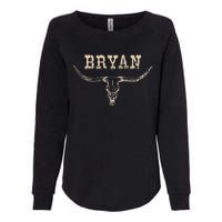 Bryan Wild West Personalized Bryan Birthday Bryan Family Womens California Wash Sweatshirt