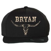 Bryan Wild West Personalized Bryan Birthday Bryan Family Wool Snapback Cap