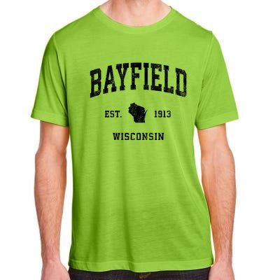 Bayfield Wisconsin Wi Vintage Athletic Sports Adult ChromaSoft Performance T-Shirt