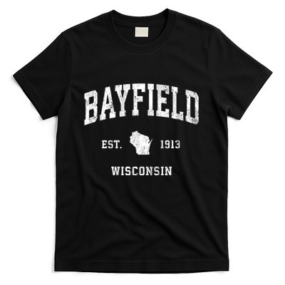 Bayfield Wisconsin Wi Vintage Athletic Sports T-Shirt