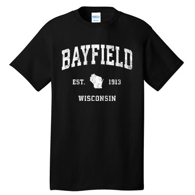 Bayfield Wisconsin Wi Vintage Athletic Sports Tall T-Shirt