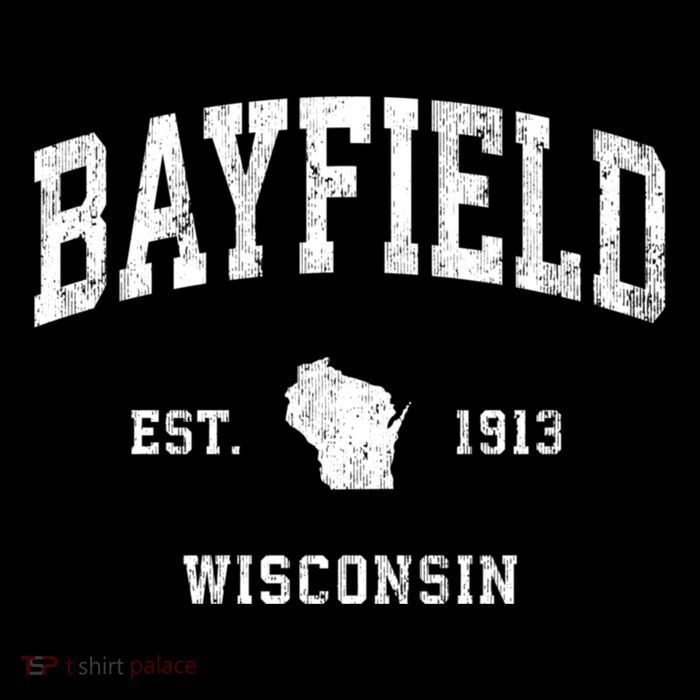 Bayfield Wisconsin Wi Vintage Athletic Sports Flatbill Hat