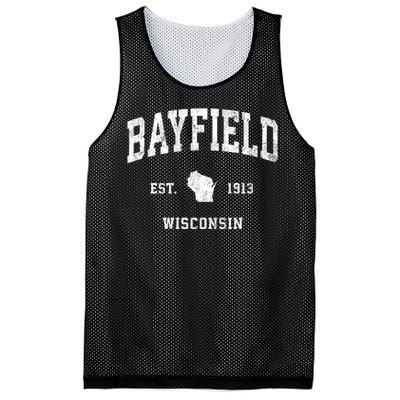 Bayfield Wisconsin Wi Vintage Athletic Sports Mesh Reversible Basketball Jersey Tank