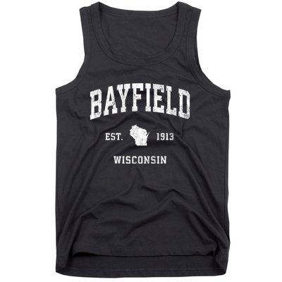 Bayfield Wisconsin Wi Vintage Athletic Sports Tank Top