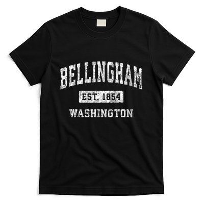 Bellingham Washington Wa Vintage Established Sports T-Shirt