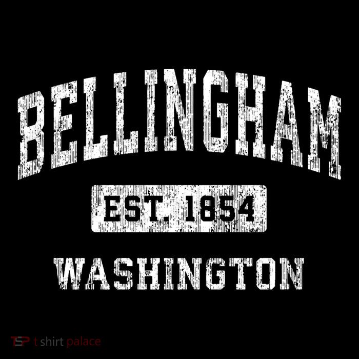 Bellingham Washington Wa Vintage Established Sports Tall T-Shirt
