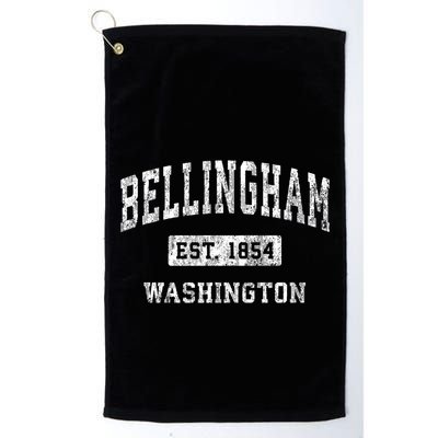 Bellingham Washington Wa Vintage Established Sports Golf Towel