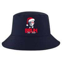 Bruh We Won Funny Christmas Santa Hat Trump 47 Usa President Cool Comfort Performance Bucket Hat