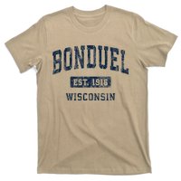 Bonduel Wisconsin Wi Vintage Athletic Sports T-Shirt