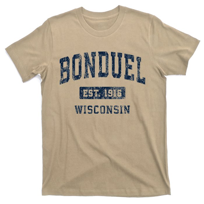 Bonduel Wisconsin Wi Vintage Athletic Sports T-Shirt