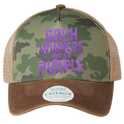 Bruh Winners Wear Purple Legacy Tie Dye Trucker Hat