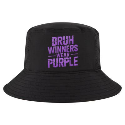 Bruh Winners Wear Purple Cool Comfort Performance Bucket Hat