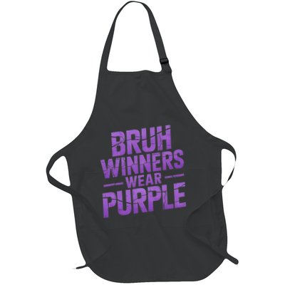 Bruh Winners Wear Purple Apron