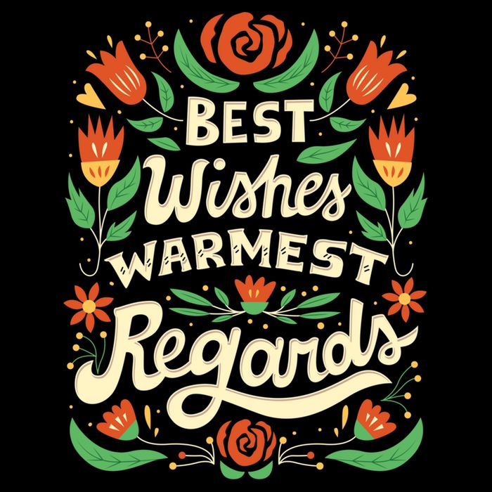 Best Wishes Warmest Regards Backpack