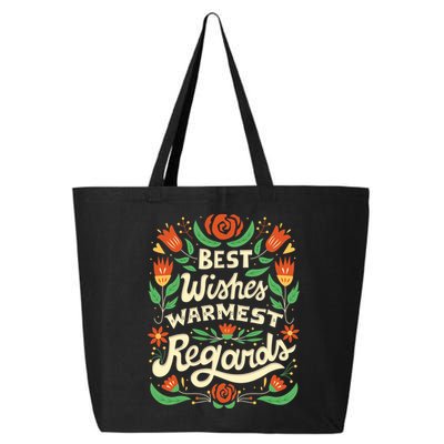 Best Wishes Warmest Regards 25L Jumbo Tote