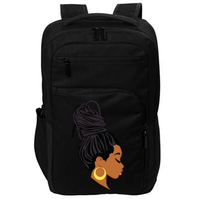 Black Woman With Dreadlocks Impact Tech Backpack