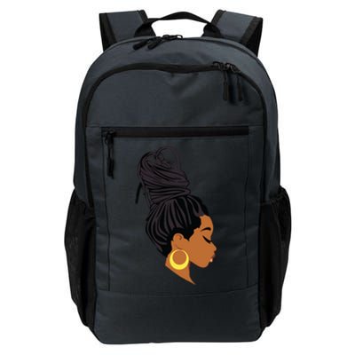 Black Woman With Dreadlocks Daily Commute Backpack