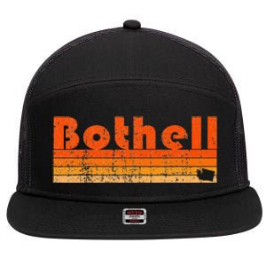 BOTHELL WA WASHINGTON Funny City Home Roots Gift Retro 80s 7 Panel Mesh Trucker Snapback Hat