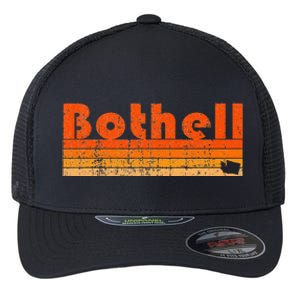 BOTHELL WA WASHINGTON Funny City Home Roots Gift Retro 80s Flexfit Unipanel Trucker Cap